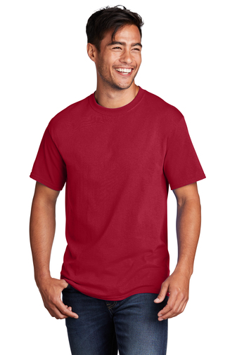 Port & Company® Core Cotton Tee (S, Red)