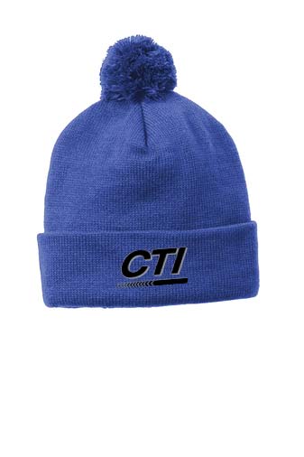 [STC37_5081] Sport-Tek ® Solid Pom Pom Beanie